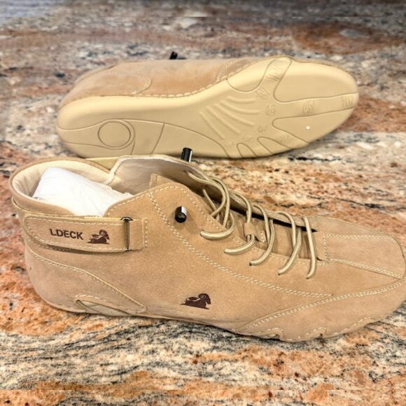 LDeck Explorer Men's Tan Outdoor Walking Hiking Shoes Size EU 50 - Picture 2 of 6